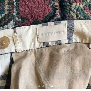 Burberry signature plaid trousers